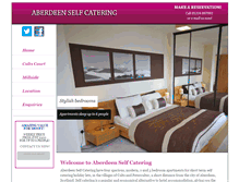 Tablet Screenshot of aberdeenselfcatering.co.uk